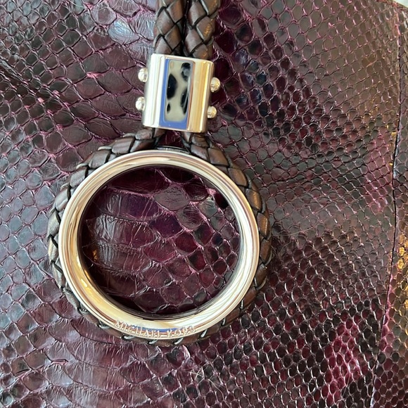 Genuine Michael Kors Python Bag in Oxblood—receipt on request (authentic) - Picture 2 of 9